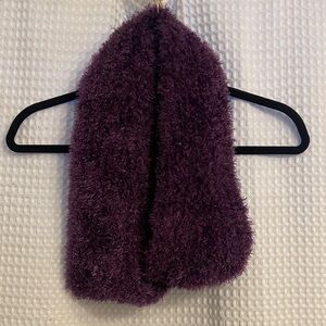Plush Purple Infinity Scarf